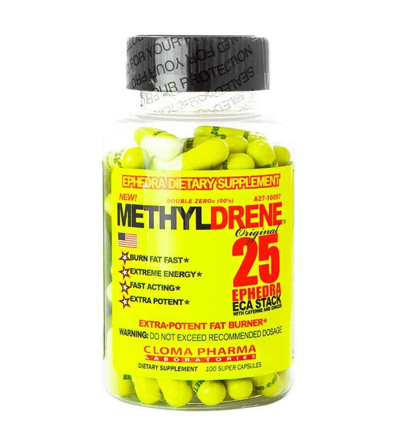 Methyldrene Original от Cloma Pharma (100caps\25mg) Methyldrene Original от Cloma Pharma (100caps\25mg)